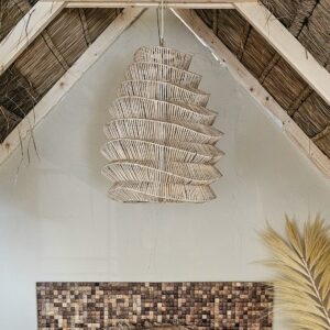 גוף תאורה מראטן טבעי "סנסו" גובה 80 ס"מ